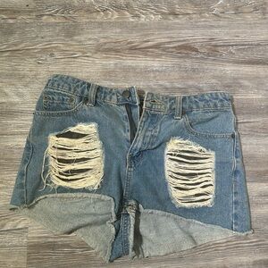 Forever 21 Blue Denim Shorts